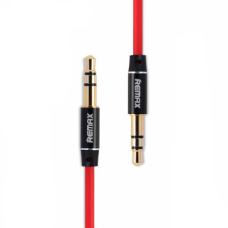 Кабель Audio AUX RM-L200 miniJack 3.5 male to male 2.0 м red Remax 320103 - Інтернет-магазин спільних покупок ToGether