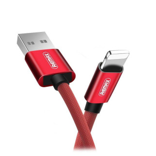 Lightning кабель 1 м Fabric червоний Remax RC-091i - Інтернет-магазин спільних покупок ToGether