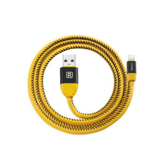 Lightning кабель Gunner RCL-G100, 1m yellow Recci CC300074 - Інтернет-магазин спільних покупок ToGether