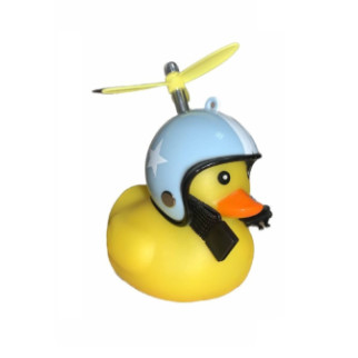 Автомобільна качка з шоломом та кріпленням Funny Ducks Blue White 2 10042 - Інтернет-магазин спільних покупок ToGether