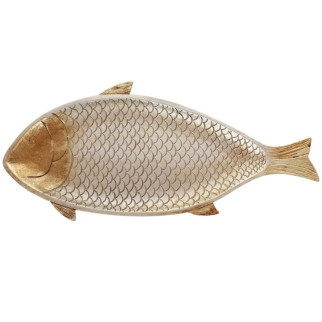 Блюдо Bona Di Риба SG37-880 38.5х17.2 см золотисте - Інтернет-магазин спільних покупок ToGether