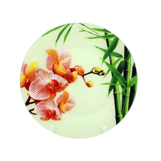 Блюдо кругле Lumines Орхідея рожева S-3012-S-074 30 см - Інтернет-магазин спільних покупок ToGether