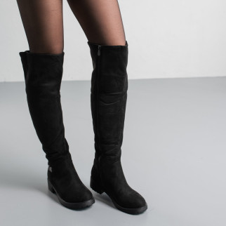 Ботфорти жіночі зимові Fashion Raven 3841 36 розмір 23,5 см Чорний - Інтернет-магазин спільних покупок ToGether