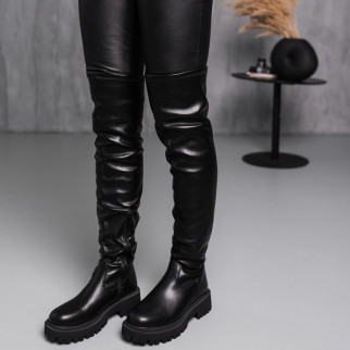 Ботфорти жіночі зимові Fashion Sleipnir 3886 38 розмір 24,5 см Чорний - Інтернет-магазин спільних покупок ToGether