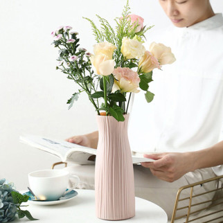 Ваза для квітів 9684 7,8х23,5 см рожева - Інтернет-магазин спільних покупок ToGether