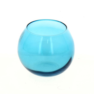 Ваза кругла Pasabahce Enjoy PS-43407-Blue блакитна - Інтернет-магазин спільних покупок ToGether