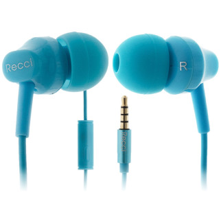 Вакуумні блакитні навушники Arioso REW-C01 Recci CC100023 - Інтернет-магазин спільних покупок ToGether