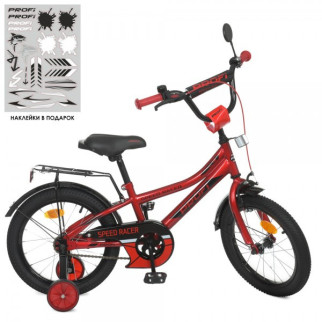 Велосипед дитячий Profi Speed racer Y16311 16 дюймів червоний - Інтернет-магазин спільних покупок ToGether