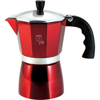 Гейзерна кавоварка Berlinger Haus Metallic Red Line Edition BH-6387 3 чашки - Інтернет-магазин спільних покупок ToGether
