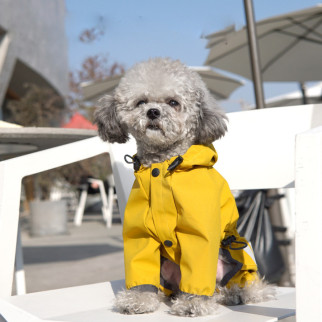 Дощовик-комбінезон для собак 11515 S жовтий - Інтернет-магазин спільних покупок ToGether