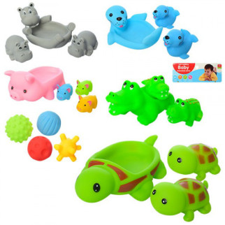 Іграшки для купання ББ B100-2-4-5-6-7-B101 4 шт - Інтернет-магазин спільних покупок ToGether