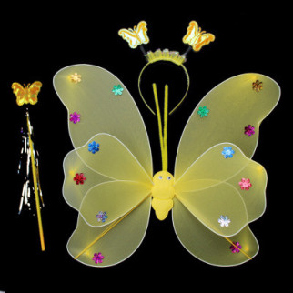Карнавальне вбрання Метелик 9082 жовтий - Інтернет-магазин спільних покупок ToGether