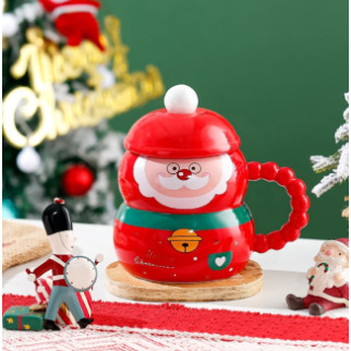 Кружка з кришкою новорічна Merry Christmas 4 13688 400 мл - Інтернет-магазин спільних покупок ToGether