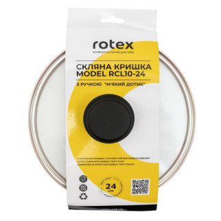Кришка скляна Rotex RCL10-24 24 см - Інтернет-магазин спільних покупок ToGether