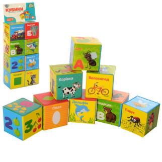 Кубики для купання Limo Toy M-5465-UA 8 предметів - Інтернет-магазин спільних покупок ToGether