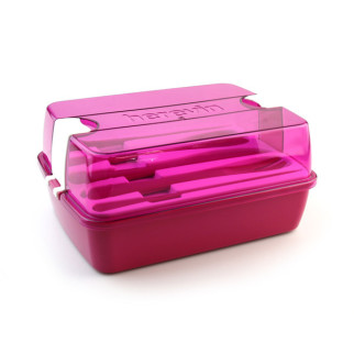 Ланч-бокс 9х13.5х18.5 см Maxx Pink Herevin XB-161275-008 - Інтернет-магазин спільних покупок ToGether