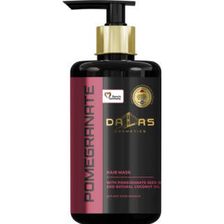 Маска для волосся Dalas Cosmetics з олією гранатових кісточок та кокосовою олією 141651 900 мл - Інтернет-магазин спільних покупок ToGether