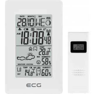 Метеостанція ECG MS-100-White - Інтернет-магазин спільних покупок ToGether