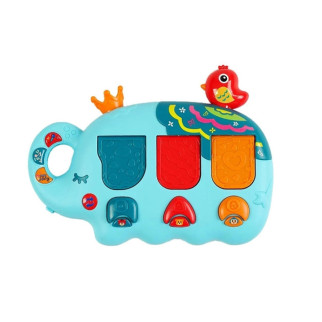 Музична іграшка LimoToy Слоненя FT-0054 22 см - Інтернет-магазин спільних покупок ToGether