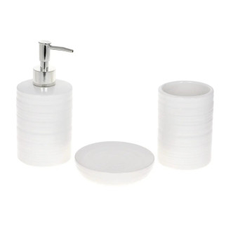 Набір аксесуарів для ванної Bona Di 304-971 3 предмети білий - Інтернет-магазин спільних покупок ToGether