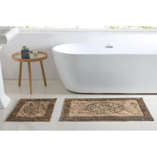 Набір килимків для ванної Arya Tiffany AR-A107214-Brown 2 предмета коричневий - Інтернет-магазин спільних покупок ToGether