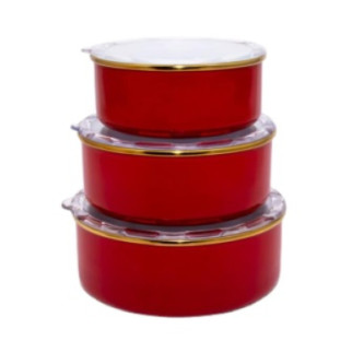 Набір контейнерів харчових OMS 10200-Red 6 предметів червоний - Інтернет-магазин спільних покупок ToGether