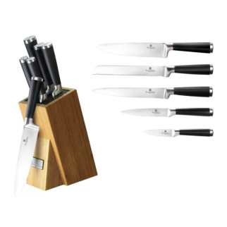 Набір ножів 6 предметів Black Royal Berlinger Haus BH-2425-SO - Інтернет-магазин спільних покупок ToGether