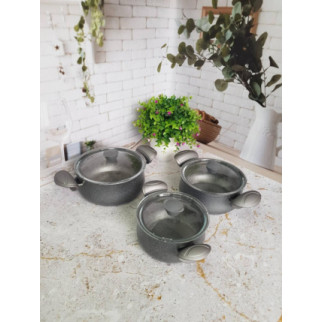 Набір посуду OMS 3027-Grey 6 предметів сірий - Інтернет-магазин спільних покупок ToGether