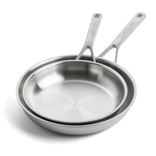 Набір сковорідок KitchenAid MSS CC004916-001 2 сріблясті предмети - Інтернет-магазин спільних покупок ToGether