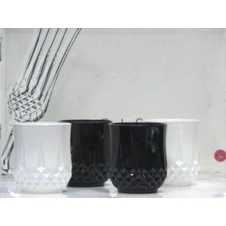 Набір склянок Luminarc Black White Longchamp Folies D6578 4 шт 320 мл - Інтернет-магазин спільних покупок ToGether