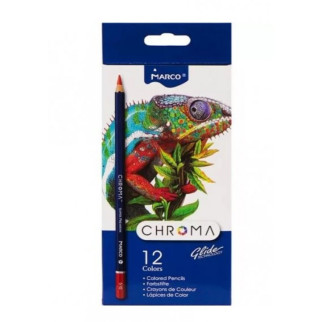 Набір кольорових олівців Marco Chroma 8010-12CB 12 кольорів - Інтернет-магазин спільних покупок ToGether