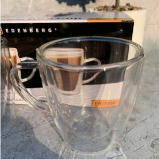 Набір чашок із подвійними стінками Edenberg EB-19541 220 мл 2 шт - Інтернет-магазин спільних покупок ToGether