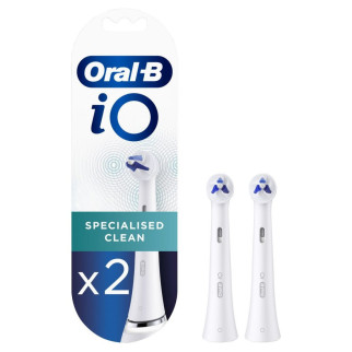 Насадка до електричної зубної щітки Braun Oral-B iO Specialised Clean White SCW-2 2 шт біла - Інтернет-магазин спільних покупок ToGether