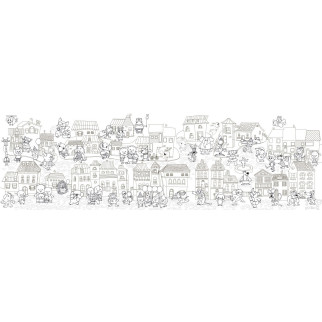 Шпалери-розмальовки Казкове місто 60*200 C-200010 - Інтернет-магазин спільних покупок ToGether