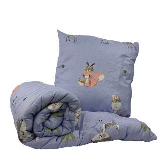 Ковдра закрита з подушкою дитяча Arda 20358 105х135 см фіолетова - Інтернет-магазин спільних покупок ToGether