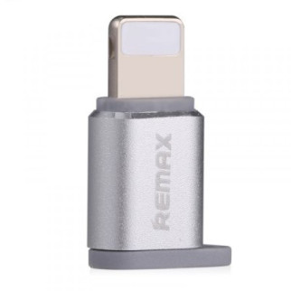 Перехідник Visual RA-USB2 microUSB(F) to Lightning(M) Silver Remax 340905 - Інтернет-магазин спільних покупок ToGether