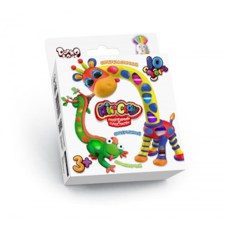 Пластилін Danko Toys ДТ-ТЛ-02107 10 кольорів - Інтернет-магазин спільних покупок ToGether
