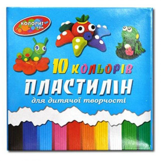 Пластилін Колорит П-10 10 кольорів - Інтернет-магазин спільних покупок ToGether