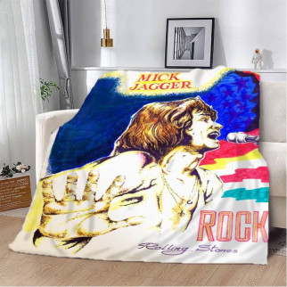 Плед 3D Mick Jagger 2567_B 12027 135х160 см - Інтернет-магазин спільних покупок ToGether