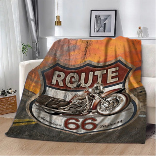 Плед 3D Route 66 20222329_A 10604 160х200 см - Інтернет-магазин спільних покупок ToGether