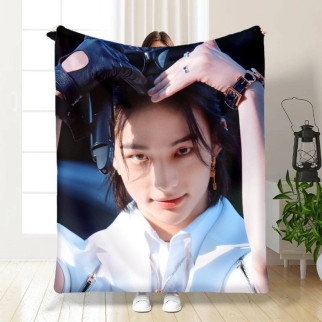 Плед 3D Stray Kids Hyunjin 3380_A 15799 160х200 см - Інтернет-магазин спільних покупок ToGether