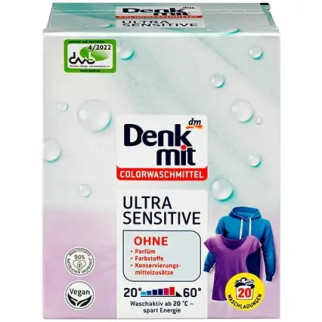 Порошок для прання кольорової білизни DenkMit Colorwaschmittel Ultra Sensitive 4066447101003 1.35 кг - Інтернет-магазин спільних покупок ToGether