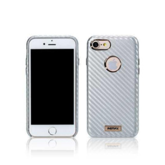 Силіконовий чохол Carbon для iPhone 7 срібло Remax 700501 - Інтернет-магазин спільних покупок ToGether