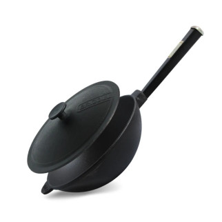 Сковорода Вок Brizoll Optimа Black W26HP1-1 26х8 см чорна - Інтернет-магазин спільних покупок ToGether