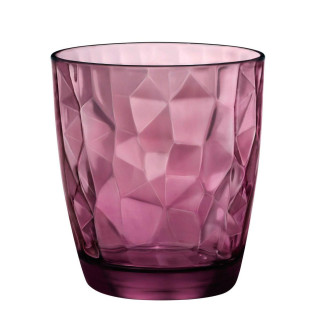 Склянка низька Bormioli Rocco Diamond Rock Purple 302258-Q-02021990 390 мл рожевий - Інтернет-магазин спільних покупок ToGether