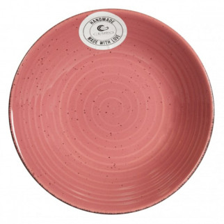Тарілка супова Cesiro Spiral A2345S-G139 21 см рожева (уцінка) - Інтернет-магазин спільних покупок ToGether