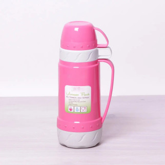Термос питний з двома чашками Frico FRU-268-Pink 600 мл рожевий - Інтернет-магазин спільних покупок ToGether