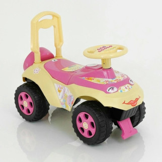 Толокар-каталка Doloni Toys Автошка 0142-07UA рожевий - Інтернет-магазин спільних покупок ToGether