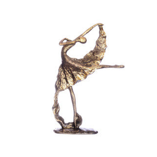 Фігурка декоративна Lefard Балерина 192-027 38х27х10 см бронзова - Інтернет-магазин спільних покупок ToGether