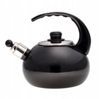 Чайник із свистком Kamille KM-1039A 2.5 л чорний - Інтернет-магазин спільних покупок ToGether